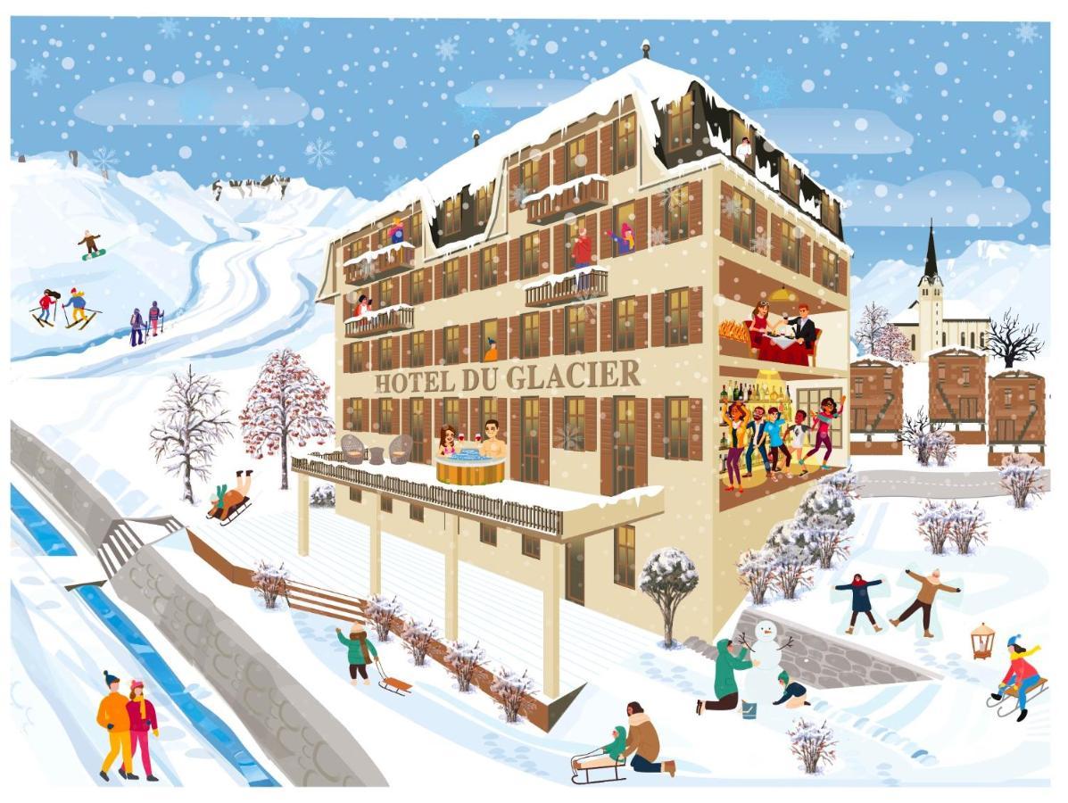 Du Glacier Boutique & Traditions Hotel Fiesch Kültér fotó